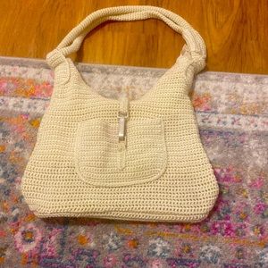 White shoulder bag